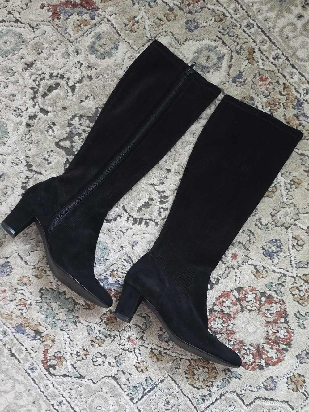 VANELi stretch suede knee-high boots,